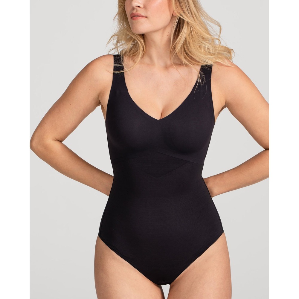 Honeylove Tank Bodysuit in Black